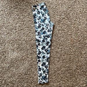 Basic floral print leggings